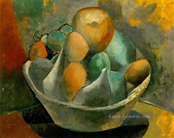 Compotier et fruits 1908 Kubismus Ölgemälde